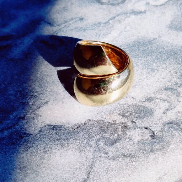 14KT Gold Spiral Ring - Picture 4 of 7